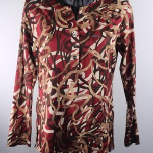Sophisticated Abstract Design Women’s Blouse