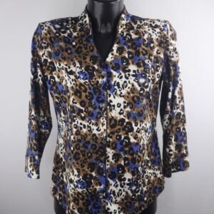 Modern Colorful Print Ladies Fashion Top