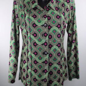 Trendy Long Sleeve Ladies Printed Shirt