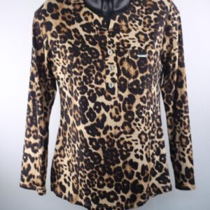 Chic Contemporary Print Ladies Shirt