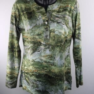 Trendy Abstract Pattern Women’s Blouse