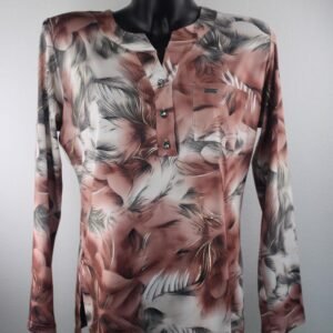 Modern Casual Patterned Ladies Top