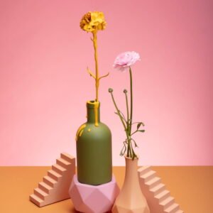 Modern Luxe Sculptural Vase